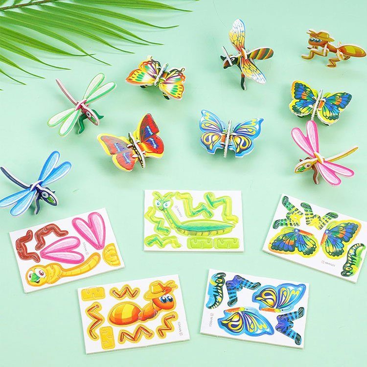 3D Smart DIY Cards for Kids (100 cards) - Neat and Handy