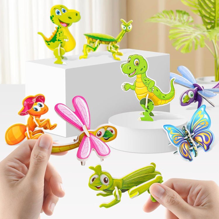 3D Smart DIY Cards for Kids (100 cards) - Neat and Handy