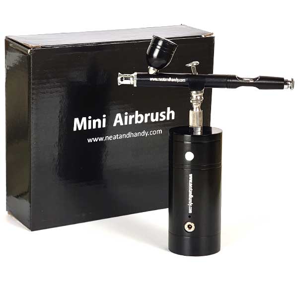 Mini Airbrush With Compact Compressor - Hobbyist Edition - Neat and Handy