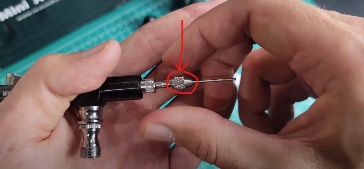 Spare Needle Chuck Screw for Airbrush - Neat and Handy