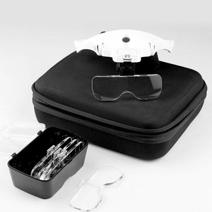 VisionAid™ Magnifying Glasses with A Storage Case (Battery Version) - Hobby Edition - Neat and Handy