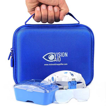 VisionAid Magnifying Kit with a Storage Case - Expert Set - Neat and Handy